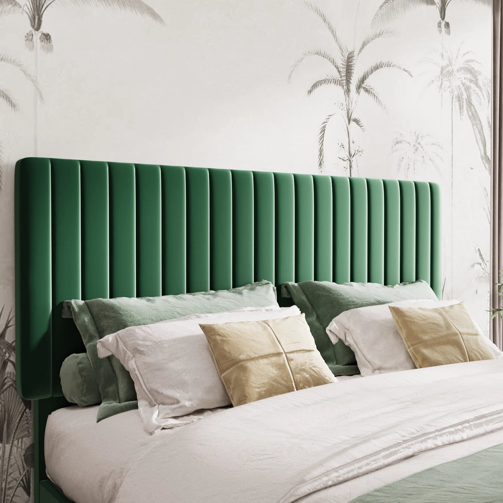Dunphy Upholstered Platform Bed - From Where - 