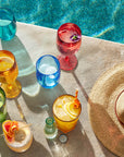DuraClear® Tritan Outdoor Multicolored Margarita Glasses, Set of 6 - From Where - Kitchen