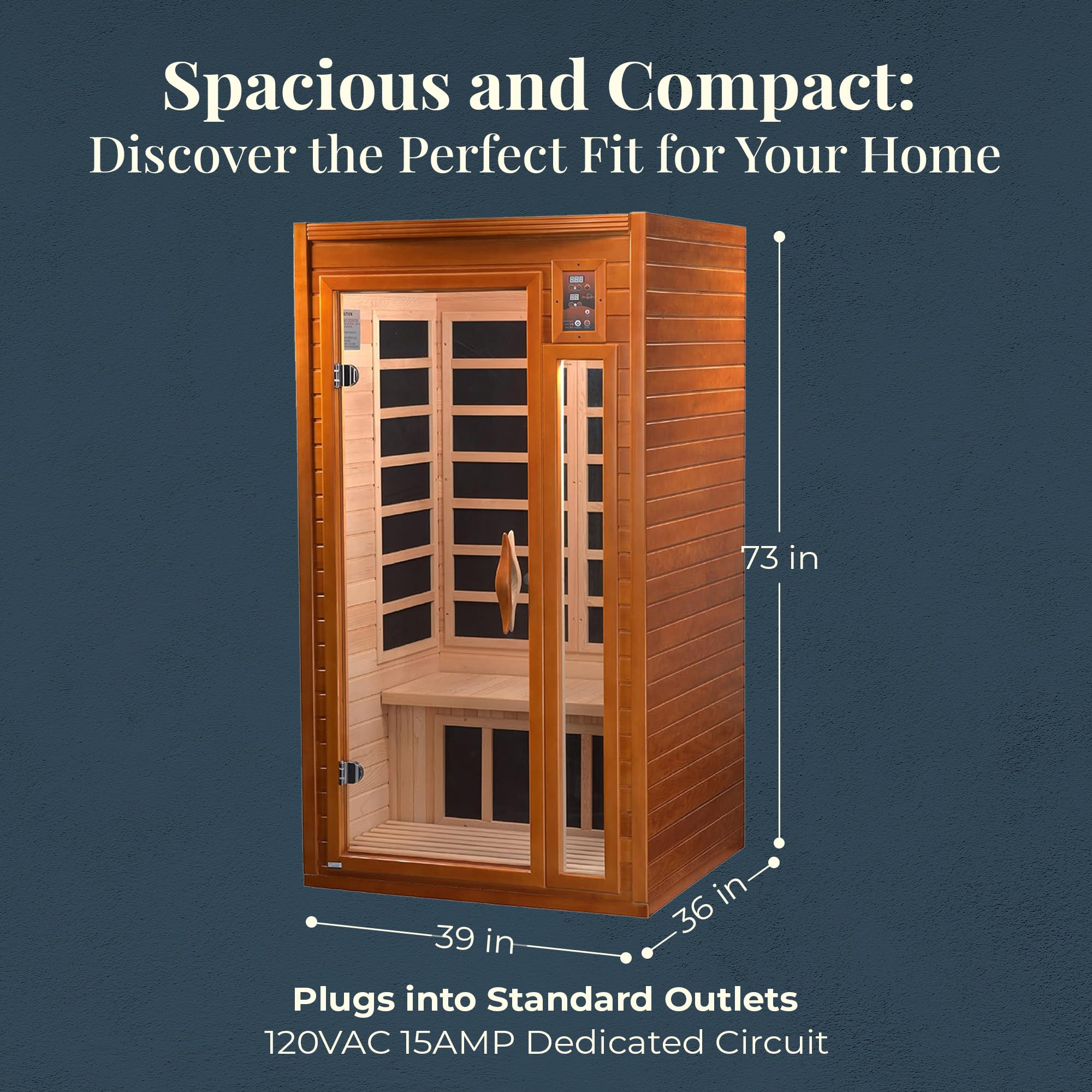 Dynamic Home Sauna with Infrared Lighting - From Where - 