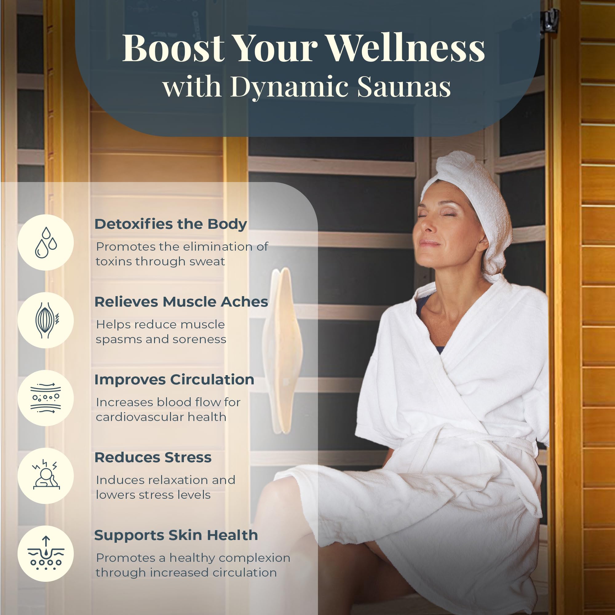Dynamic Home Sauna with Infrared Lighting - From Where - 