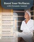Dynamic Home Sauna with Infrared Lighting - From Where - 
