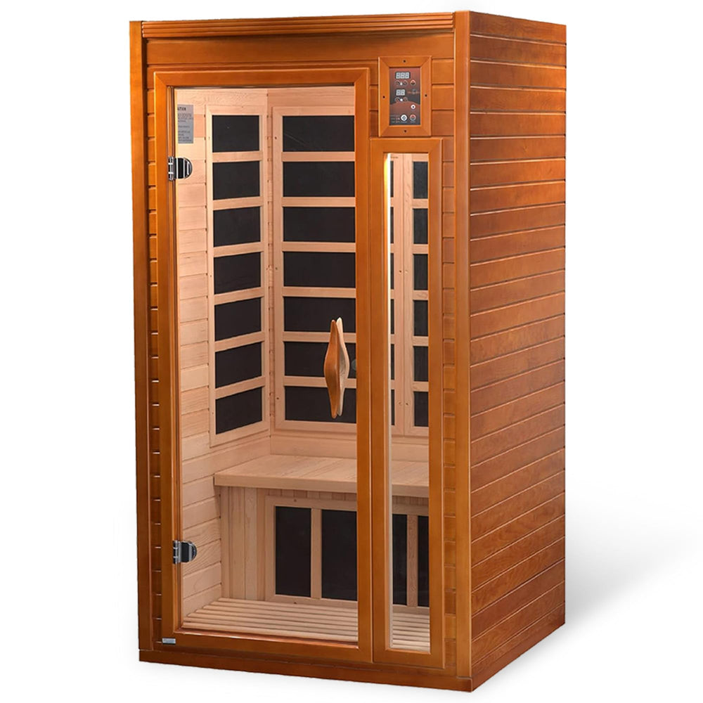 Dynamic Home Sauna with Infrared Lighting - From Where - 