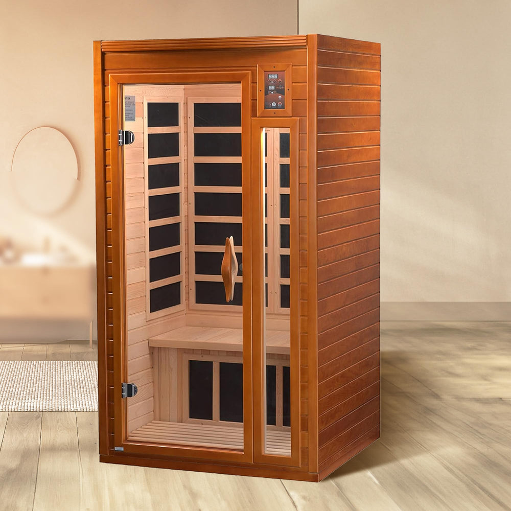 Dynamic Home Sauna with Infrared Lighting - From Where - 