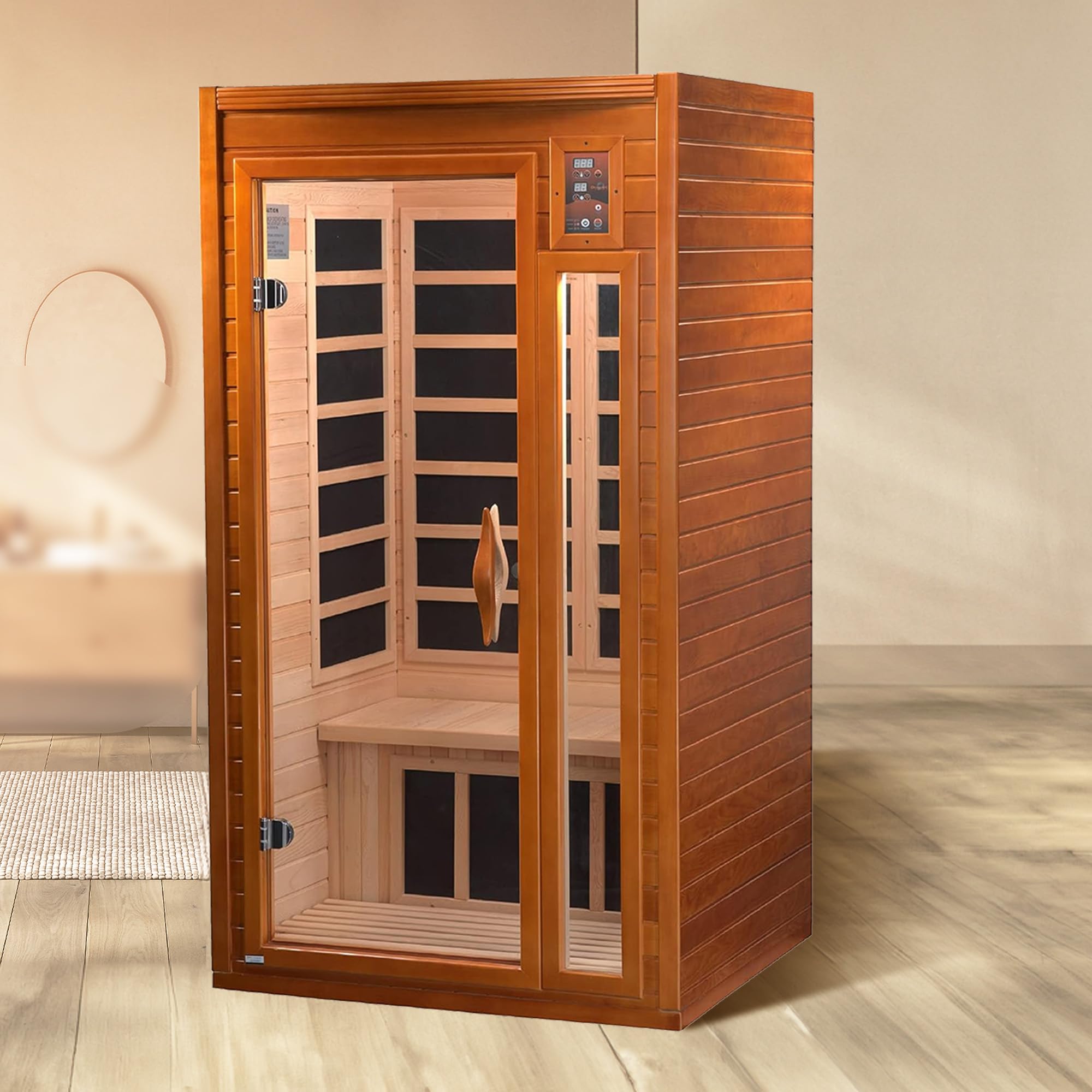 Dynamic Home Sauna with Infrared Lighting - From Where - 
