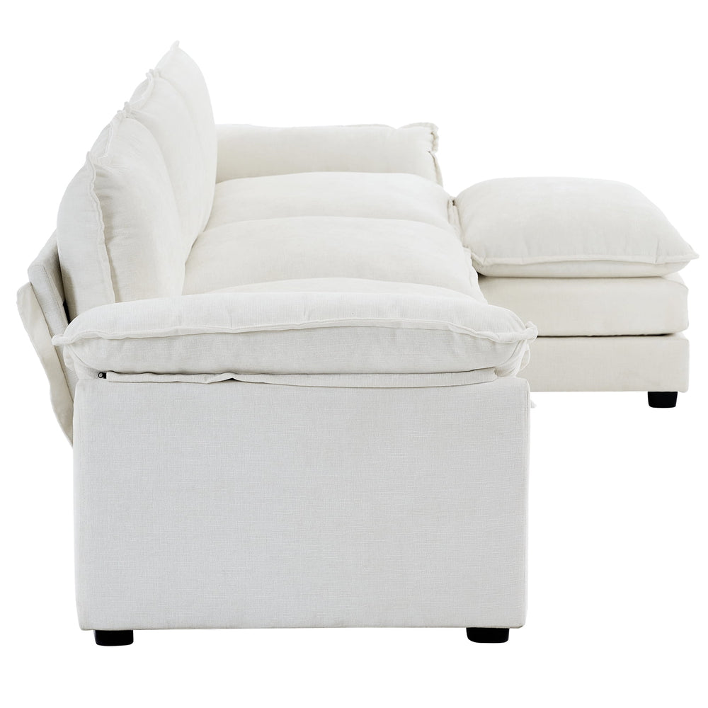 Ktaxon 120" W Sectional Sofa