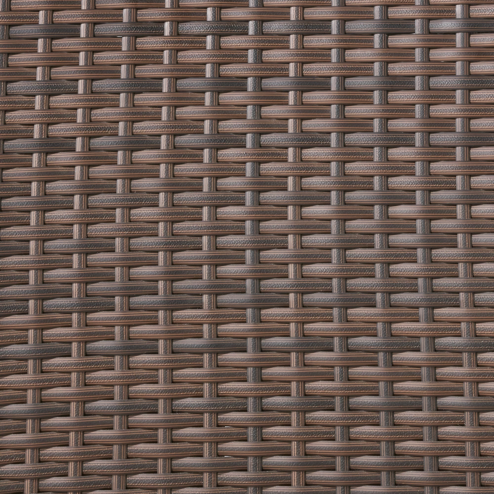 Cinque Terre Wicker Stacking Chairs, Set of 4, Multibrown/ Textured Beige