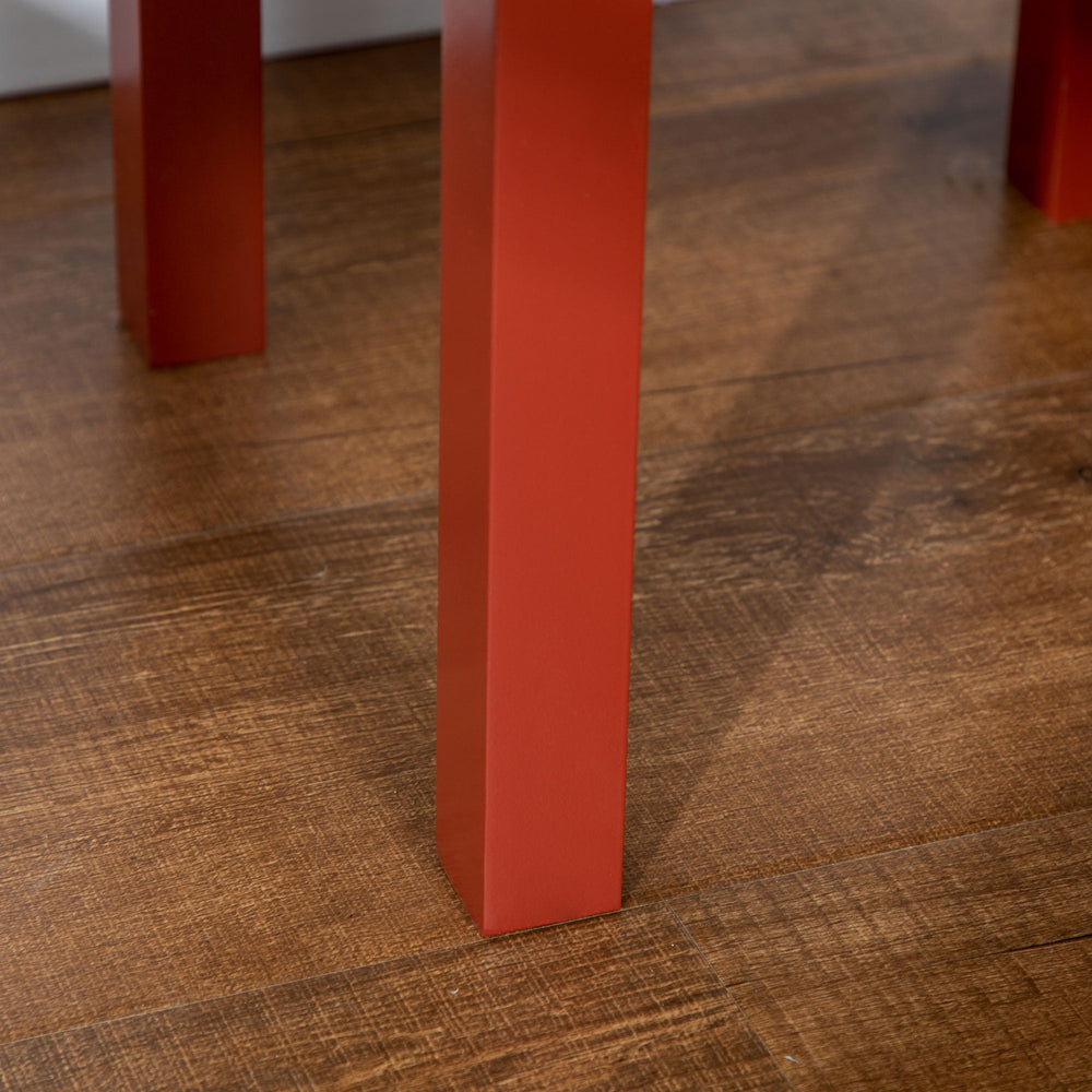 HomCom 30&quot; Elegant Narrow Accent End Bedside Sofa Table with Storage Drawer, Red