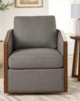 Better Homes & Gardens Windsor Swivel Accent Chair, Cream