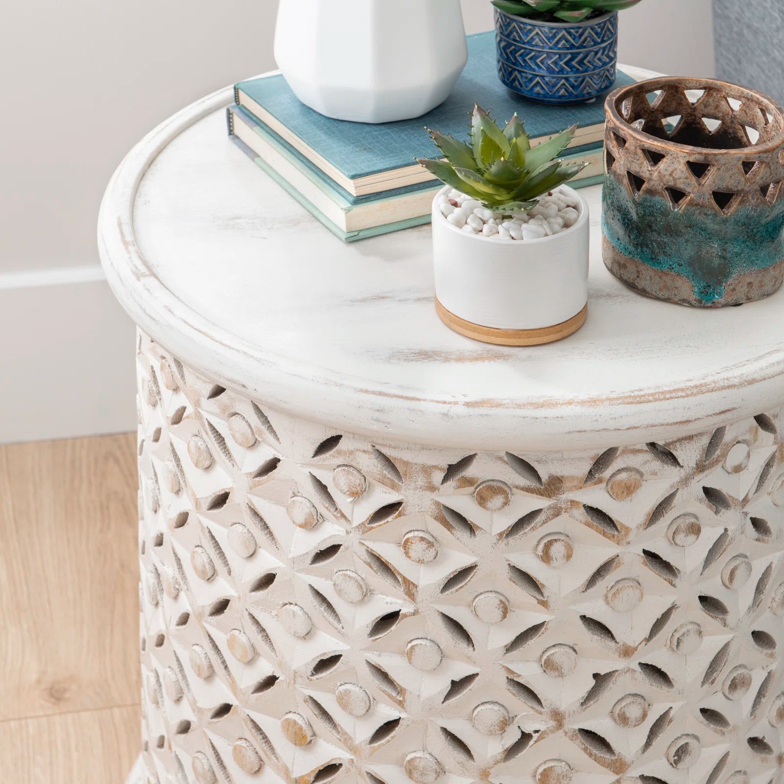 Eakin Solid Wood End Table - From Where - 