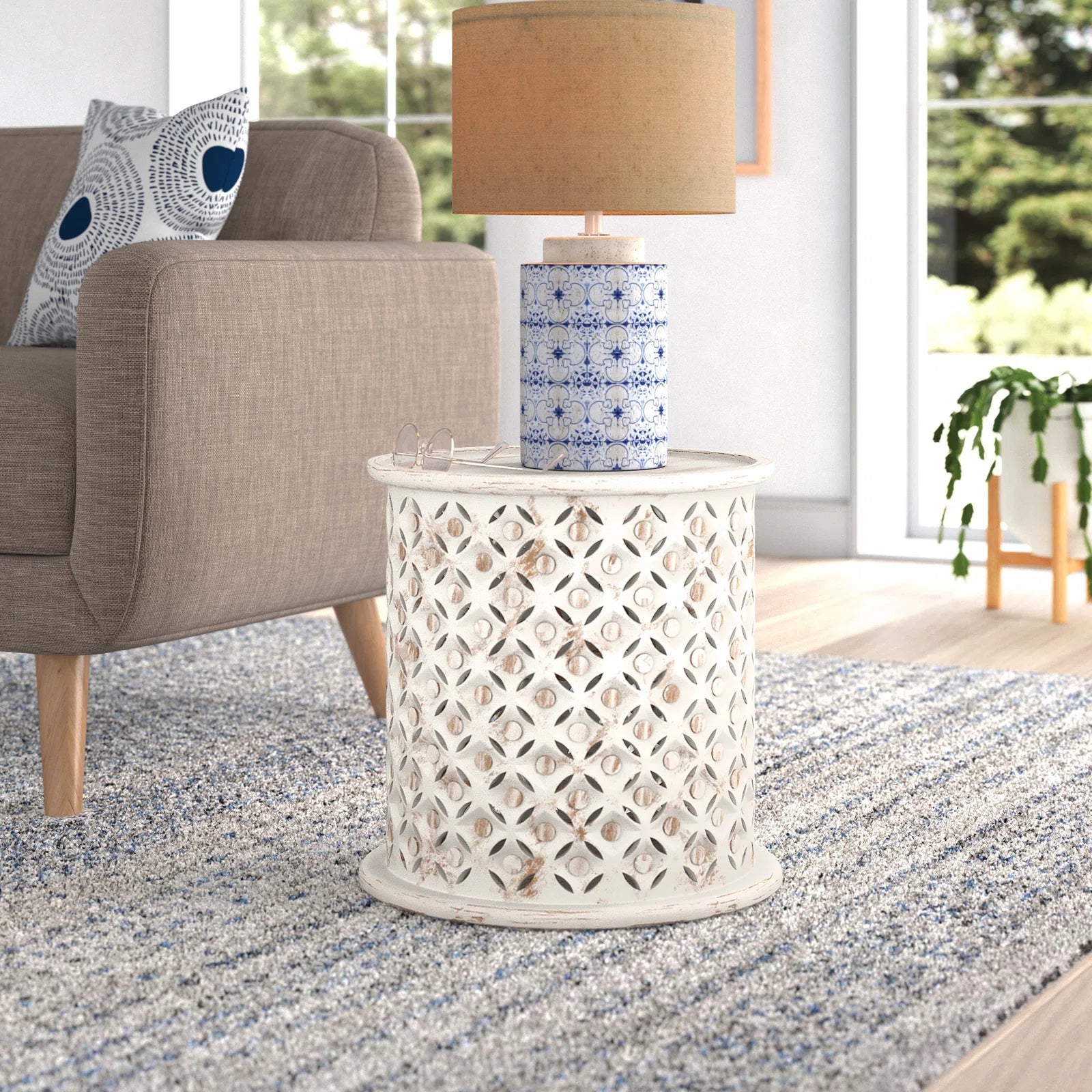 Eakin Solid Wood End Table - From Where - 