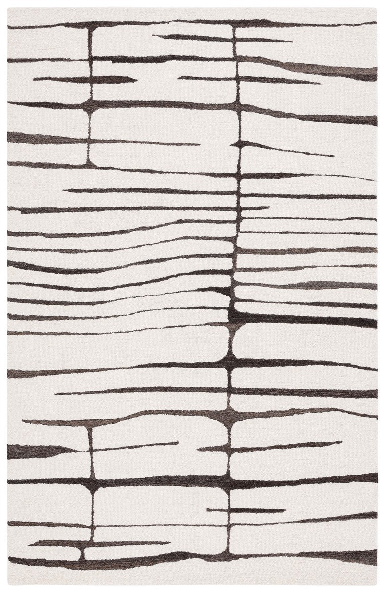 Ebony Geometric Rug - From Where - 