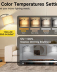 63" Dimmable Arc Floor Lamp