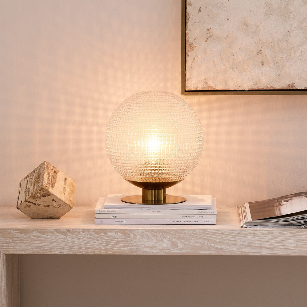 Edie Prismatic Table Lamp - From Where -