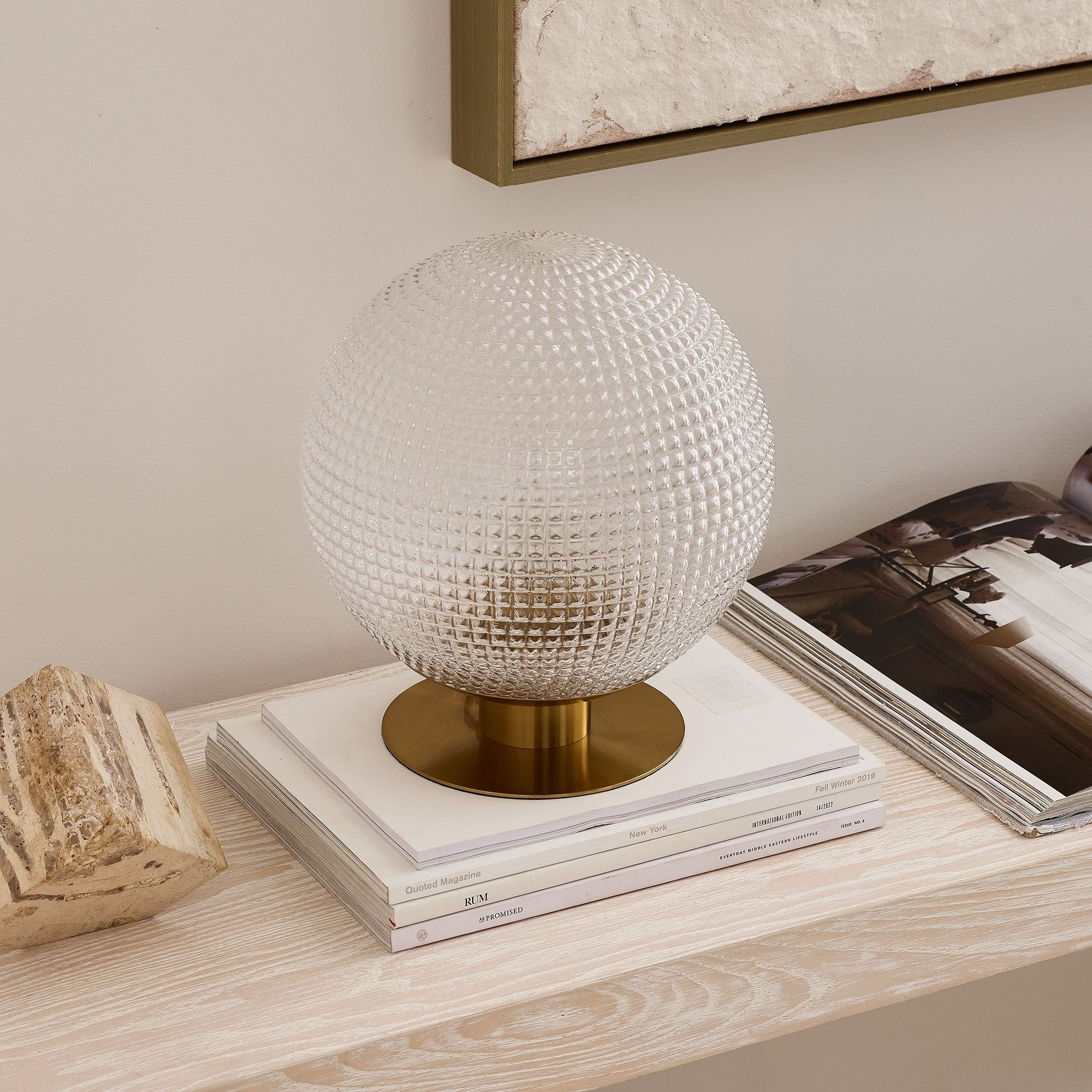 Edie Prismatic Table Lamp - From Where - 