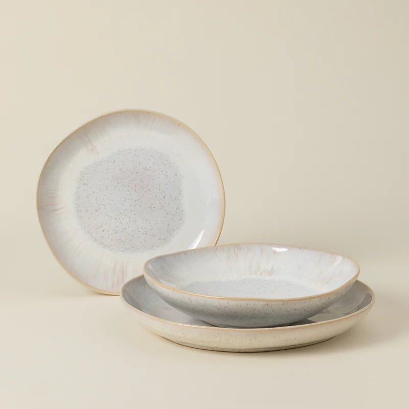 Eivissa 12 - Piece Dinnerware Set with Soup/Pasta Bowl - From Where Finds - 