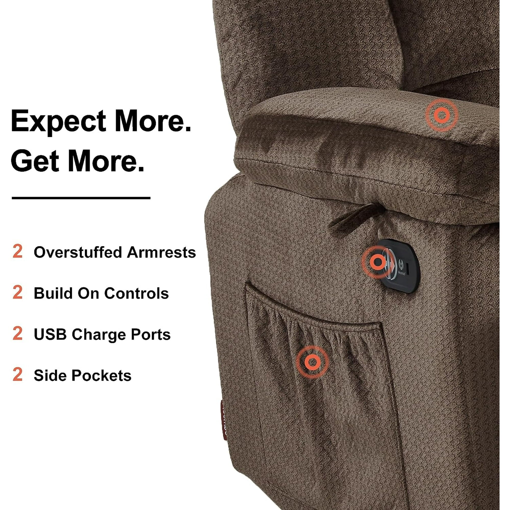 Electric Reclining Loveseat Sofa - From Where - 