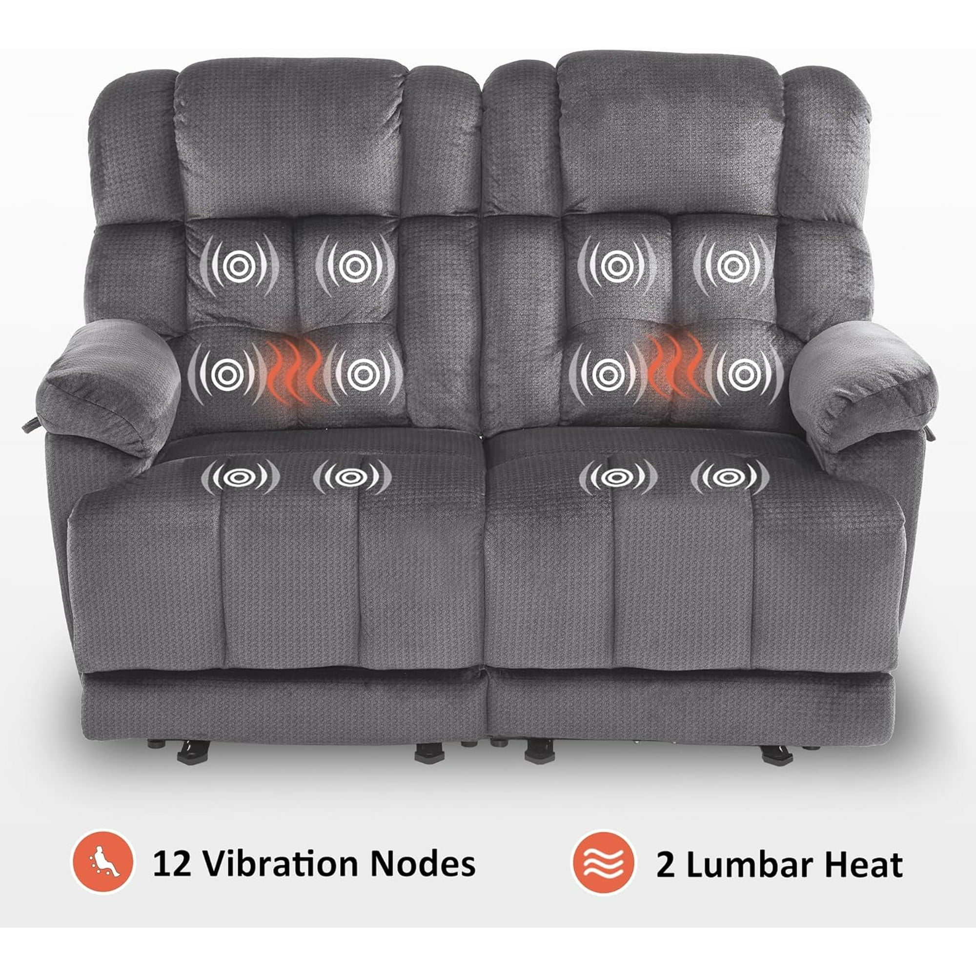 Electric Reclining Loveseat Sofa - From Where - 
