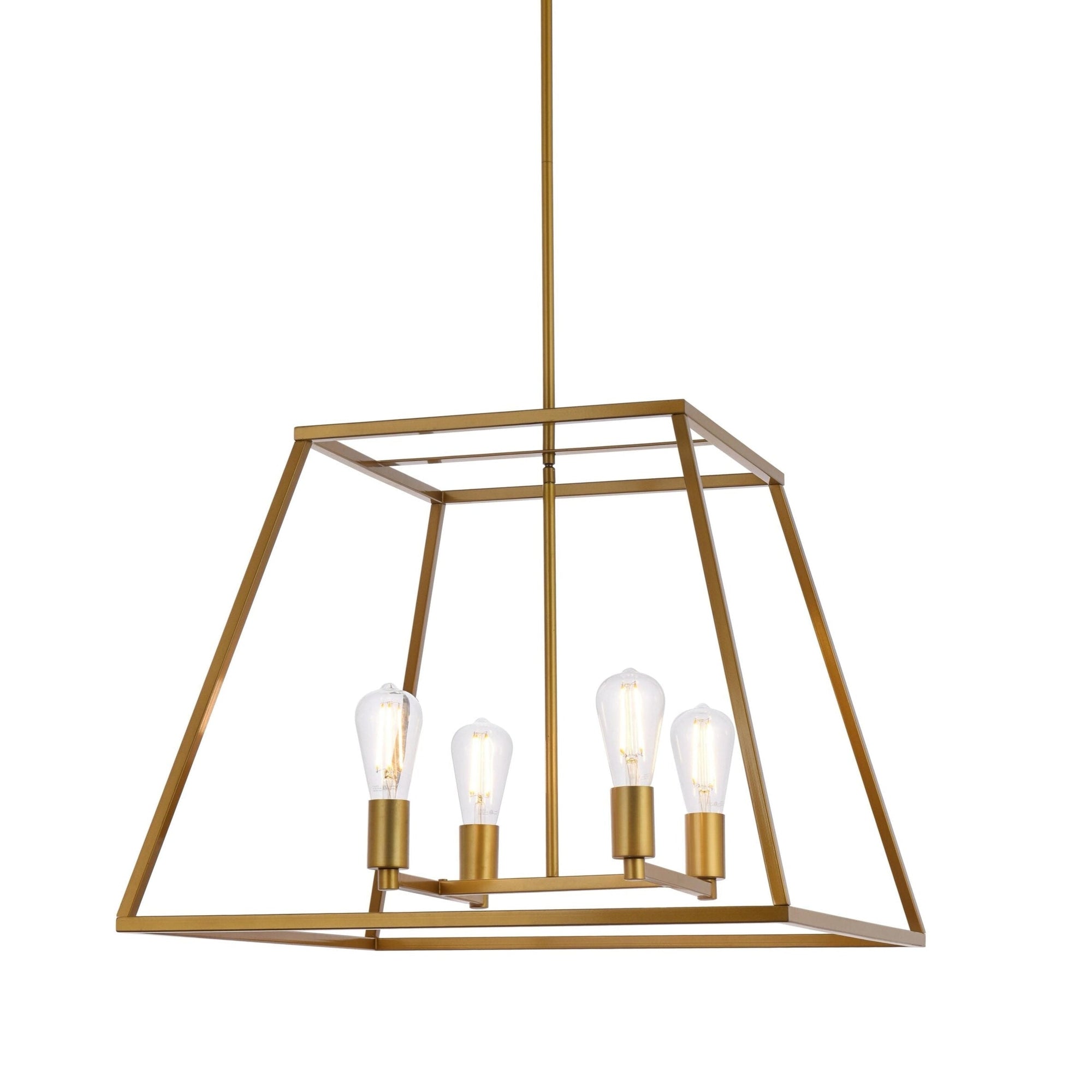 Elegant Decor Home Furnishing 24 - Inch Pendant in Brass - From Where - 