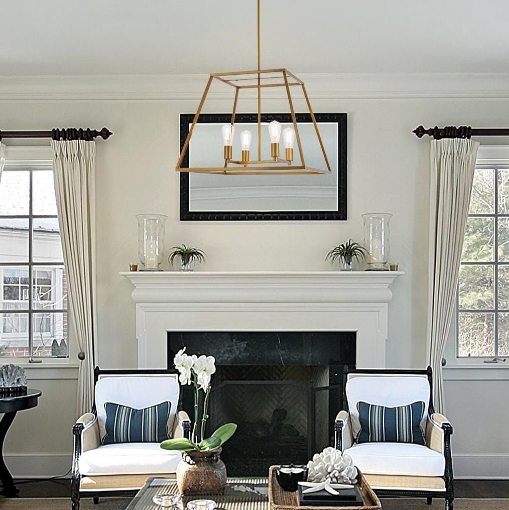 Elegant Decor Home Furnishing 24 - Inch Pendant in Brass - From Where - 
