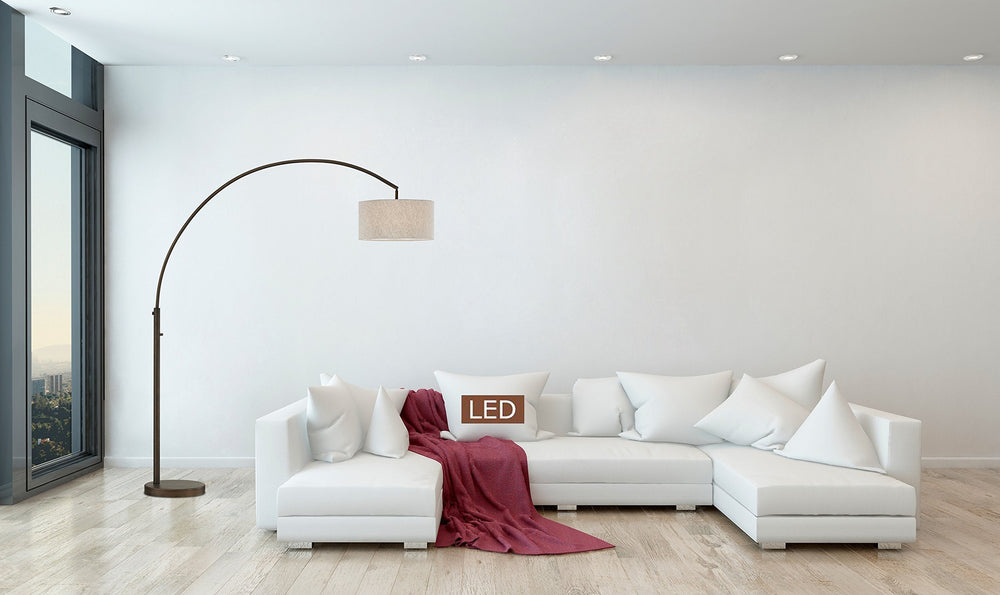 Elena 80" Arch Floor Lamp - From Where Finds - 