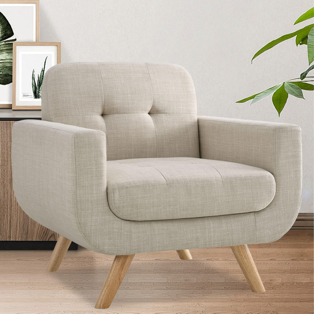 Elena Contemporary Accent Chair - From Where - 