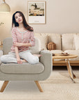 Elena Contemporary Accent Chair - From Where - 