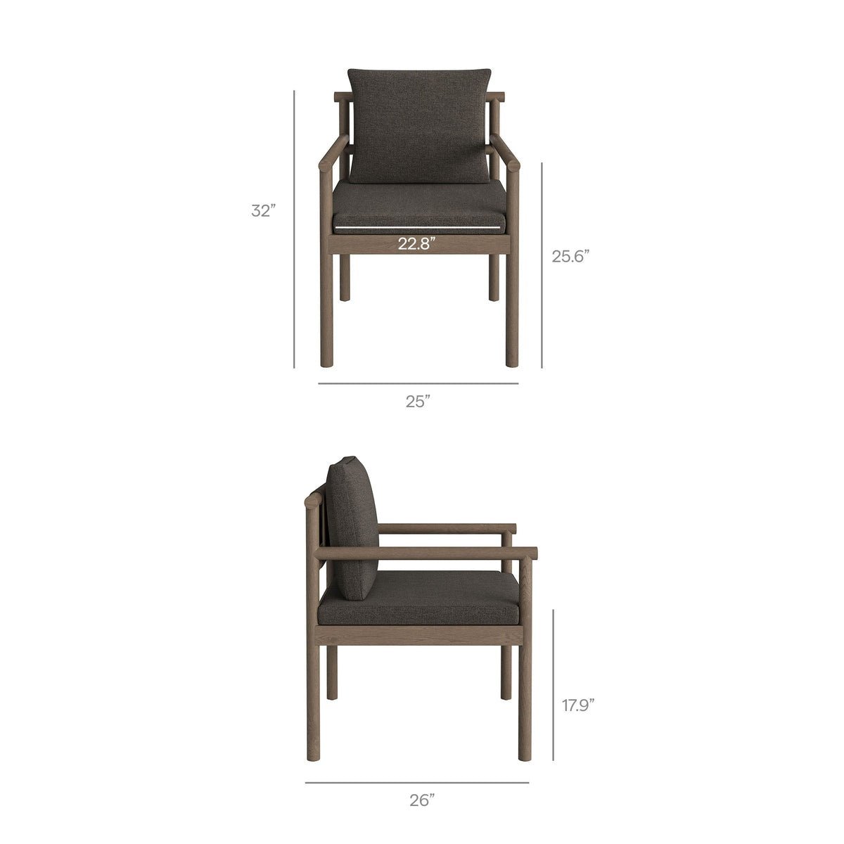 Eleni 7 Piece Outdoor Patio Teak Wood Dining Set - From Where Finds - 