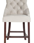 Eleni Tufted Wing Back Counter Stool (Set of 2) - From Where Finds - 