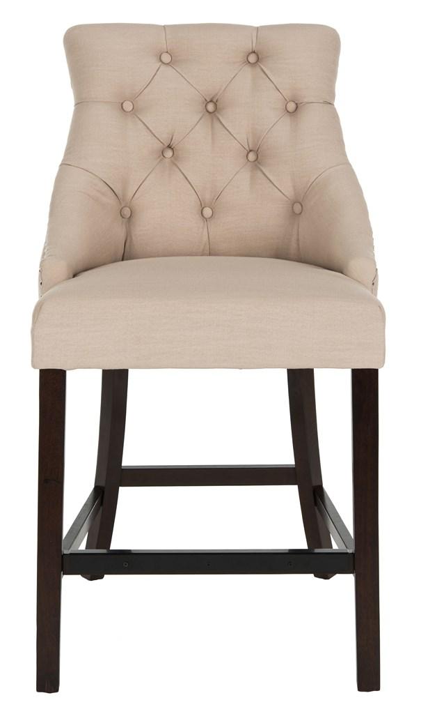 Eleni Tufted Wing Back Counter Stool (Set of 2) - From Where Finds - 
