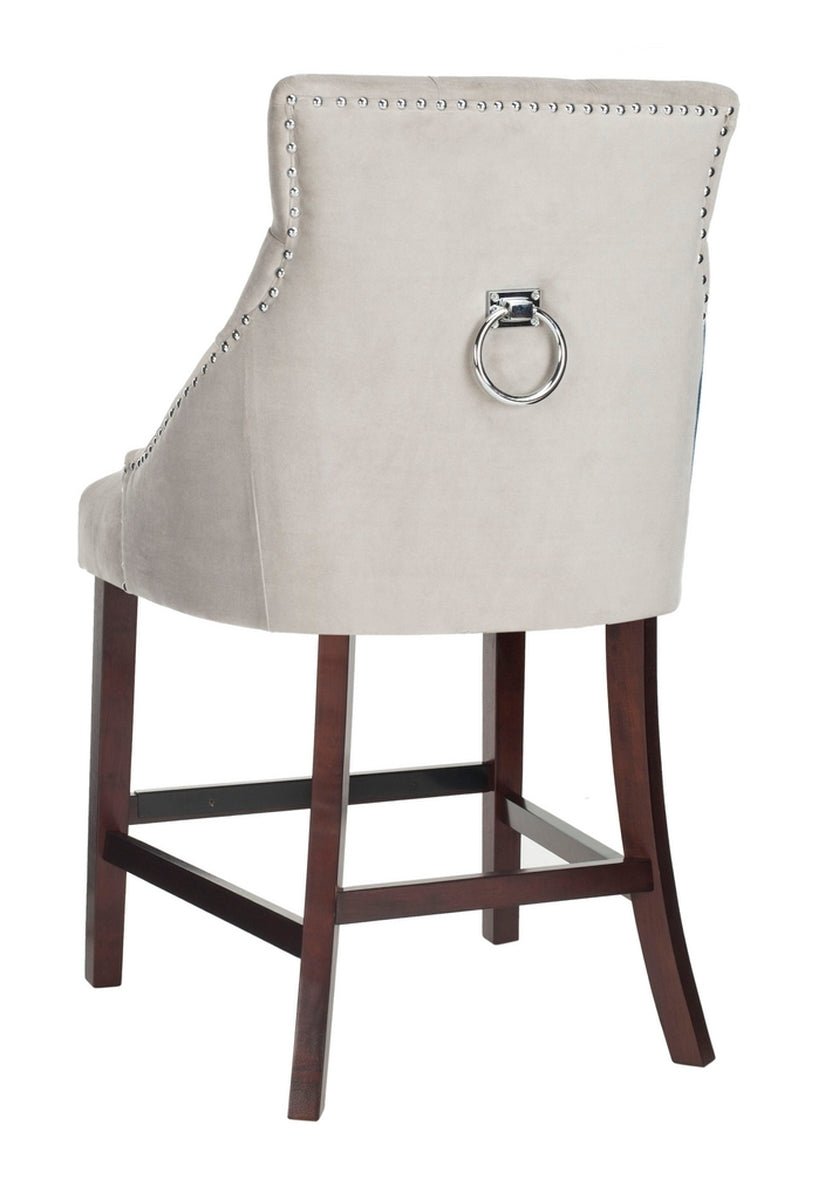 Eleni Tufted Wing Back Counter Stool (Set of 2) - From Where Finds - 