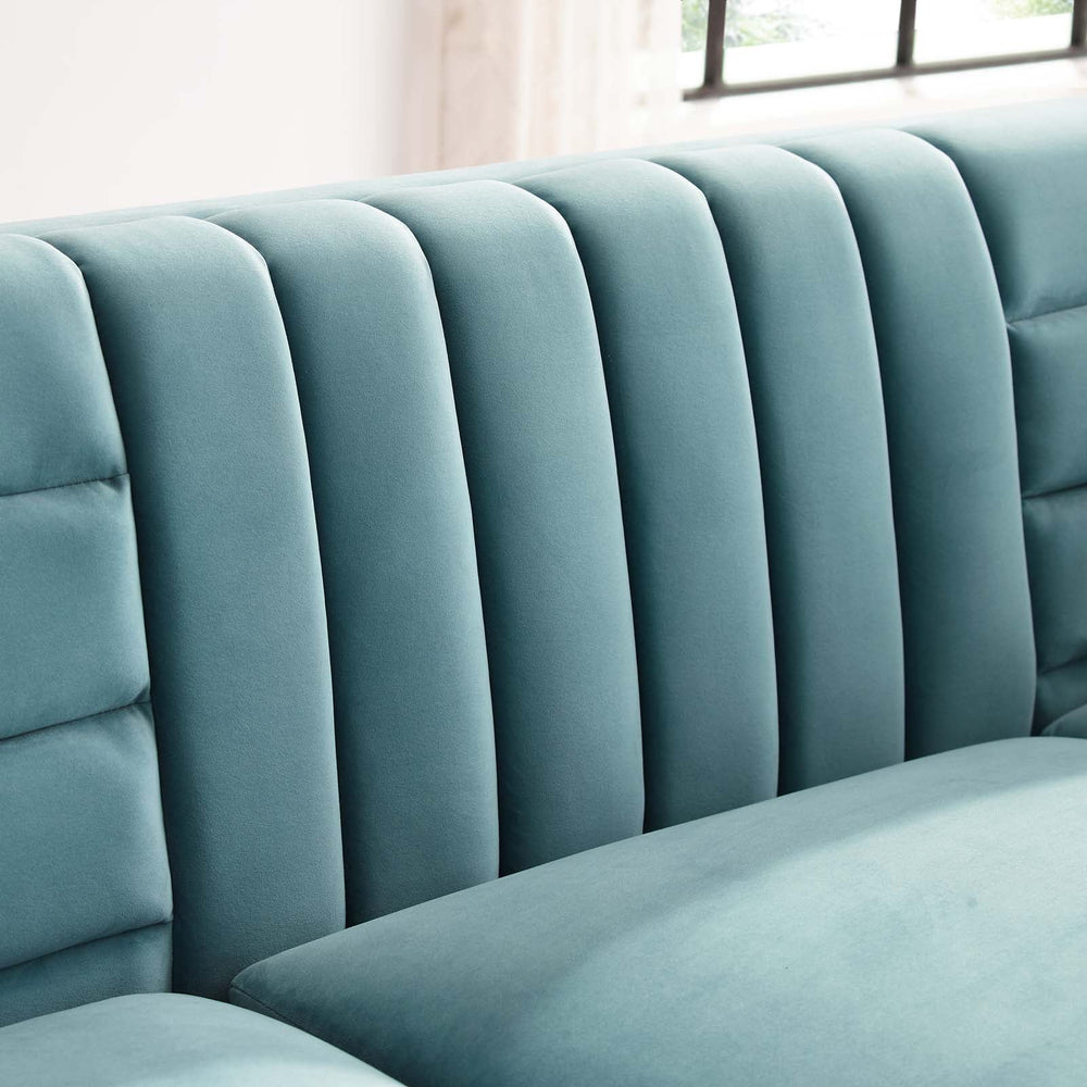 Ella Velvet Sofa - From Where - 