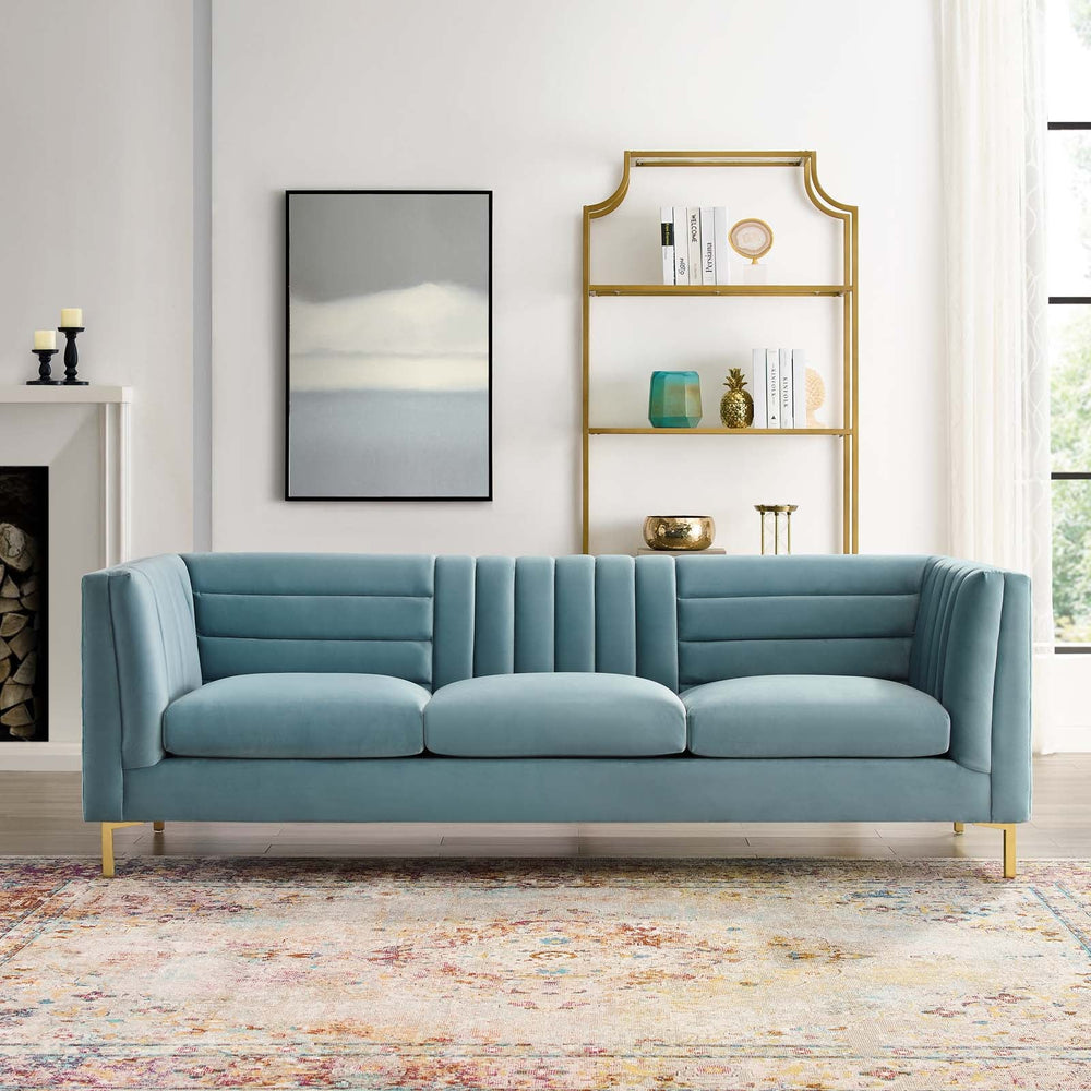 Ella Velvet Sofa - From Where - 