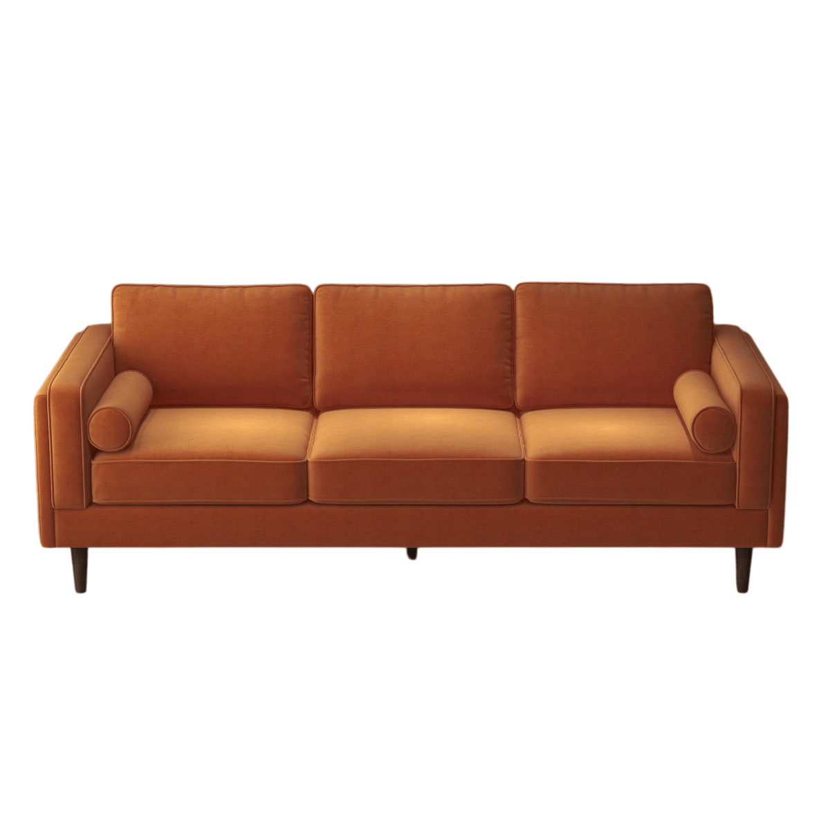 Elmhurst 86" Velvet Square Arm Sofa - From Where - 