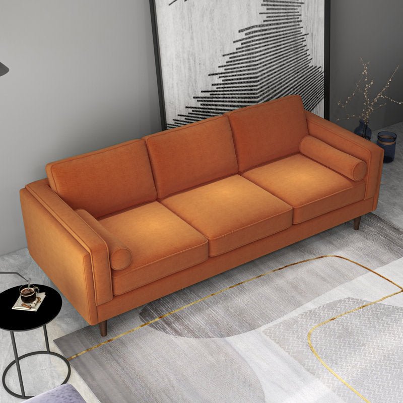 Elmhurst 86" Velvet Square Arm Sofa - From Where - 