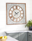 Embossed Decorative Wall Clock - From Where - 