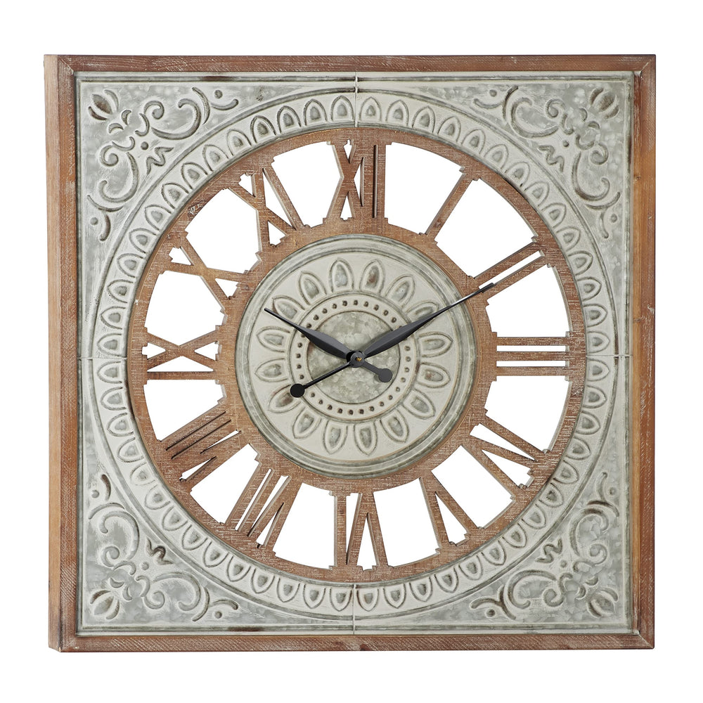 Embossed Decorative Wall Clock - From Where - 