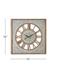 Embossed Decorative Wall Clock - From Where - 