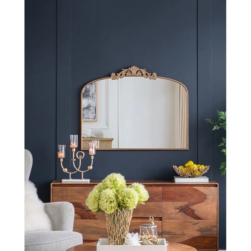 Emmeline Metal Framed Accent Mirror - From Where - 