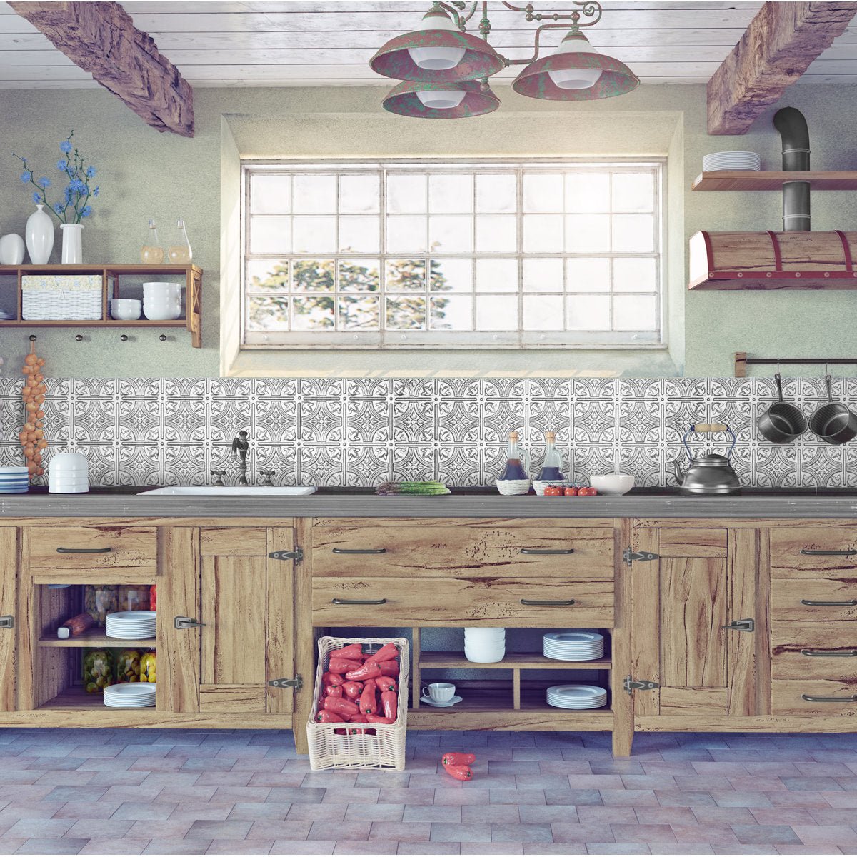 Empire 18.5" x 24.3" Vinyl Wall Paneling - From Where - 