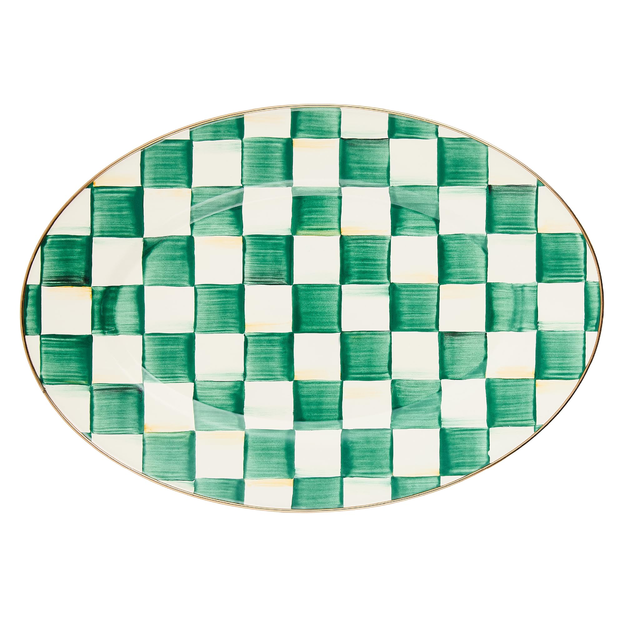 Enamel Oval Serving Platter - From Where Finds - 
