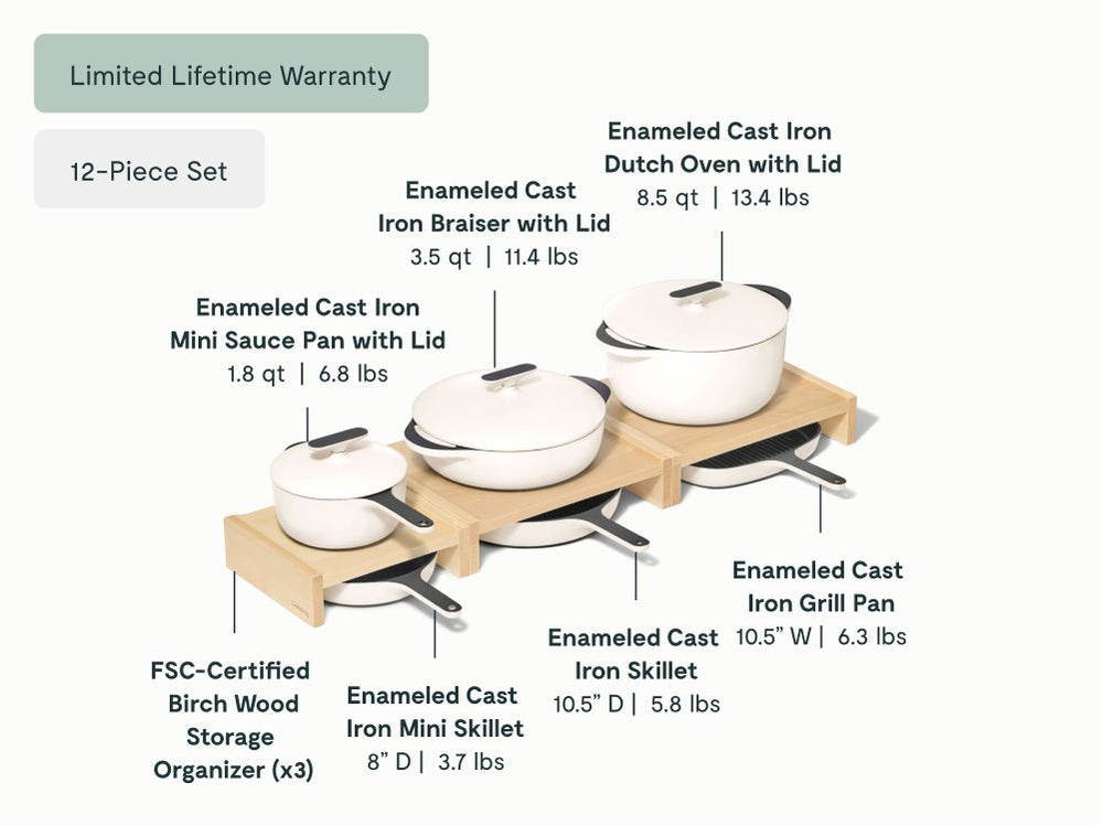 Enameled Cast Iron &amp; Minis Set - From Where Finds - 