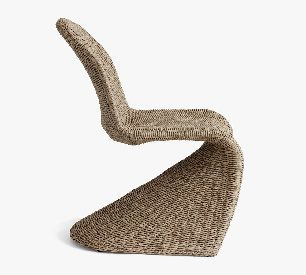 Encinitas Wicker Outdoor Dining Chair (Set of 2)