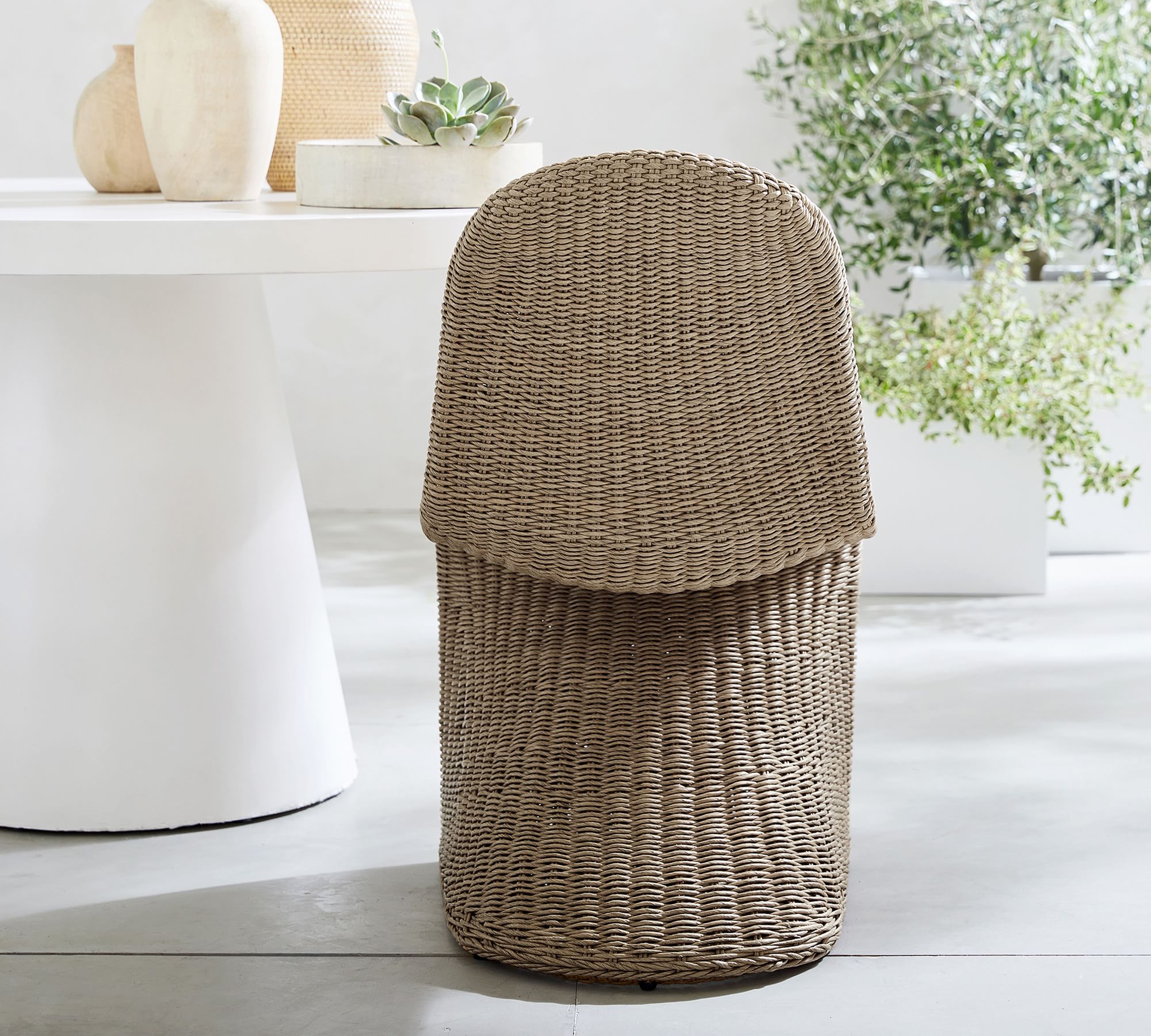 Encinitas Wicker Outdoor Dining Chair (Set of 2) - From Where Finds -