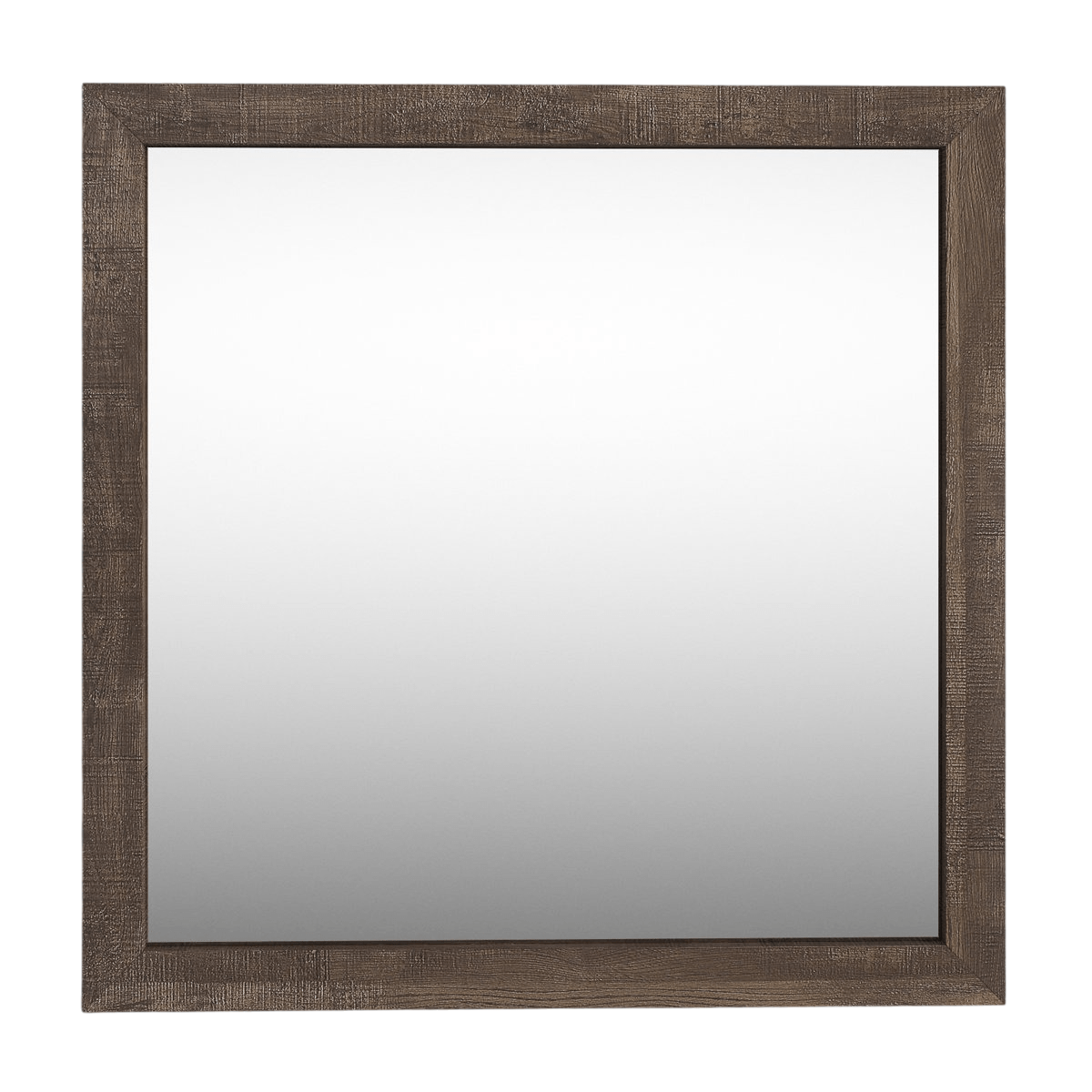Engineered Wood Flat Wall Mirror - From Where - 