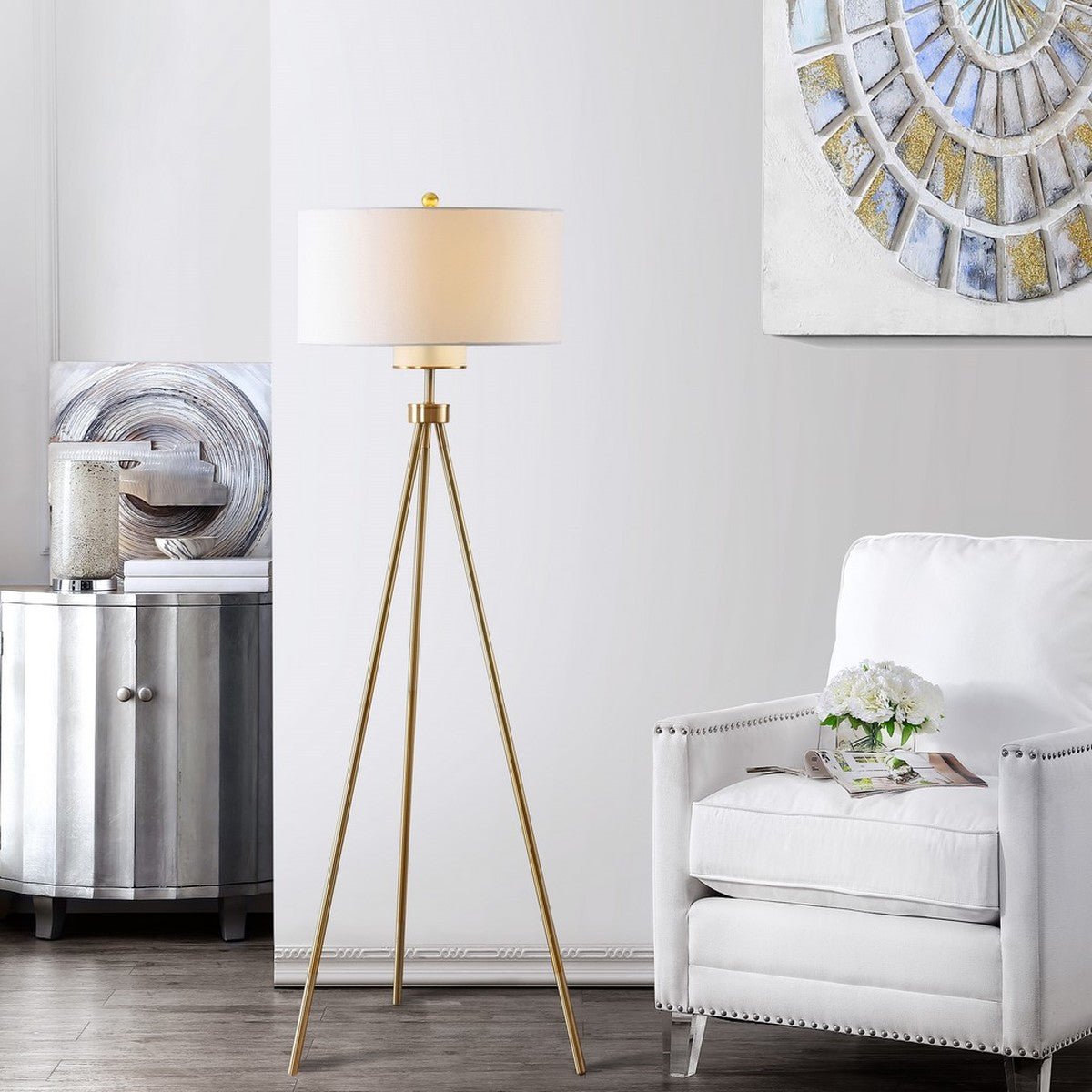 Enrica 66" H Floor Lamp - From Where Finds - 