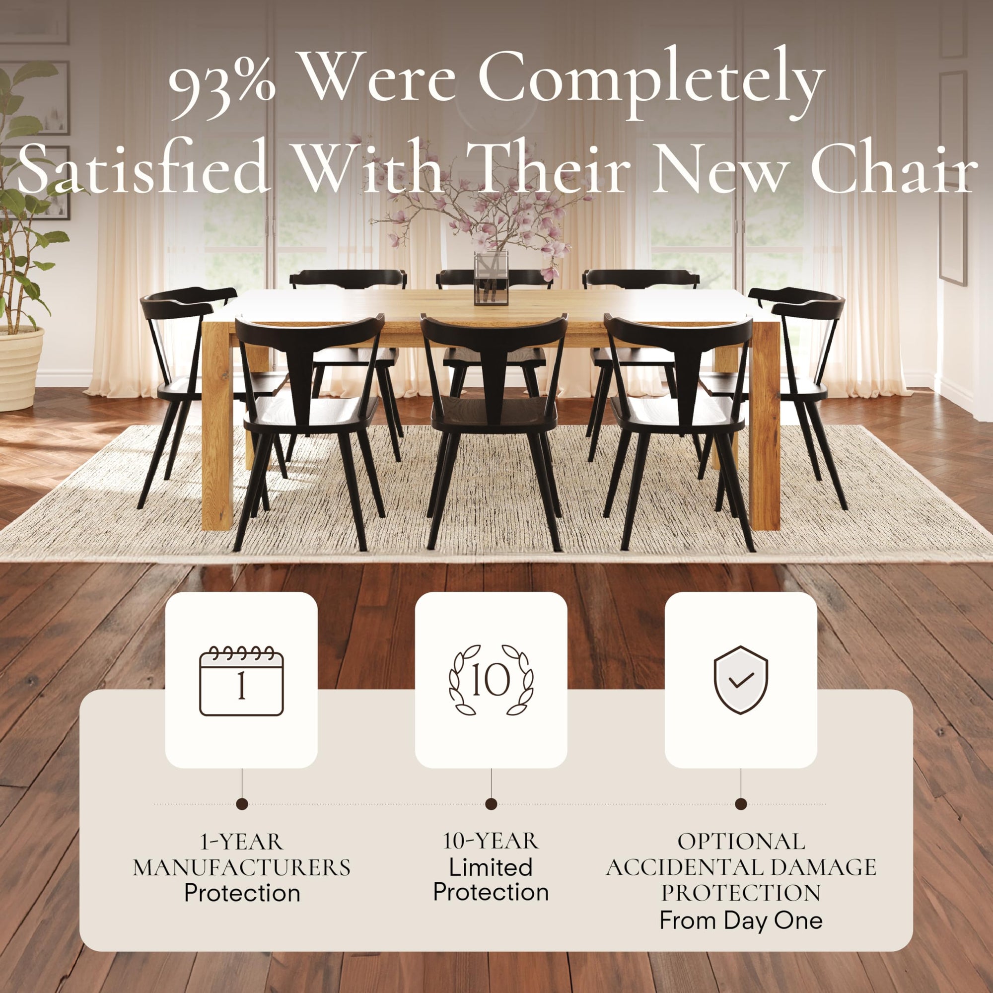 Enzo Black Dining Chair Set of 3 - From Where - 