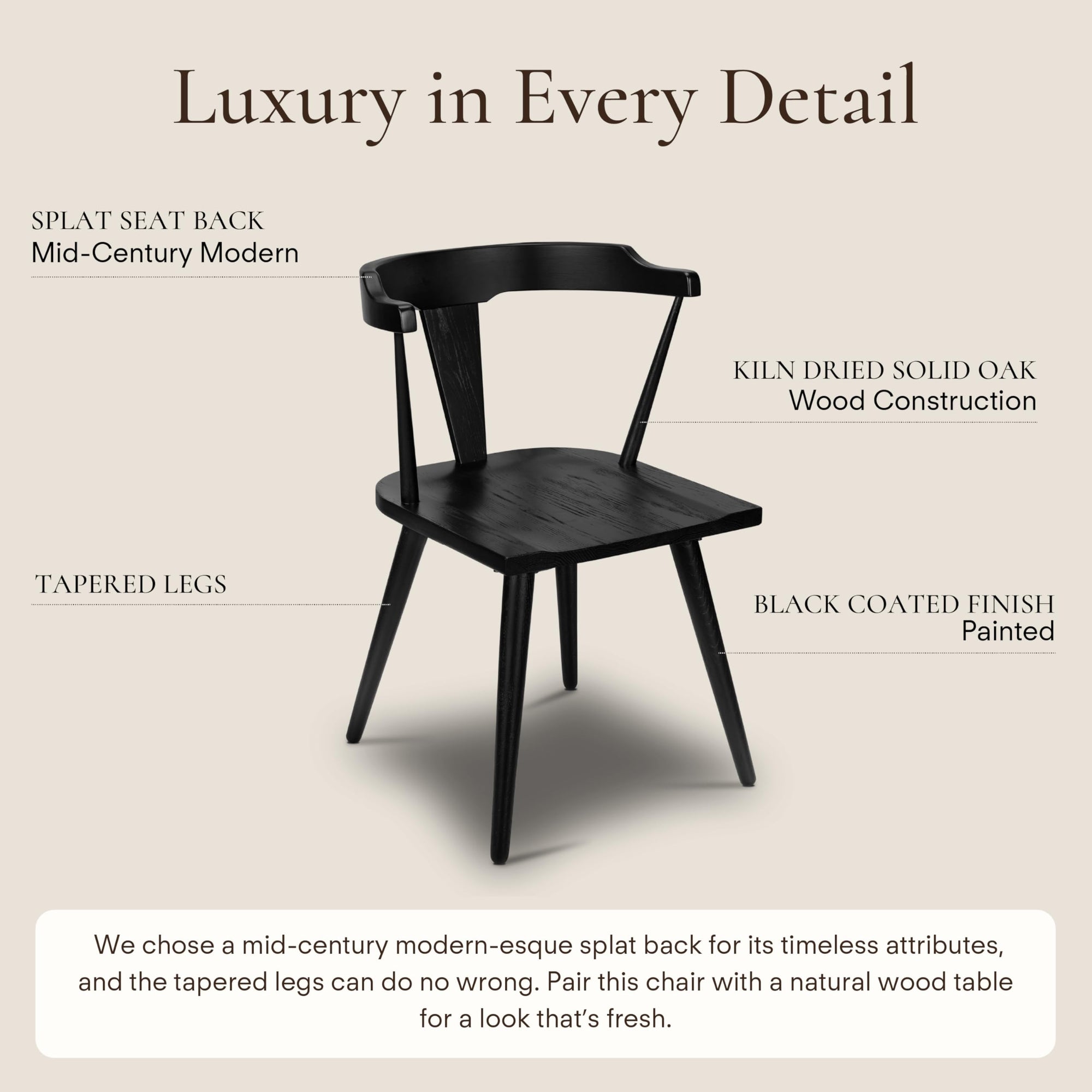 Enzo Black Dining Chair Set of 3 - From Where - 