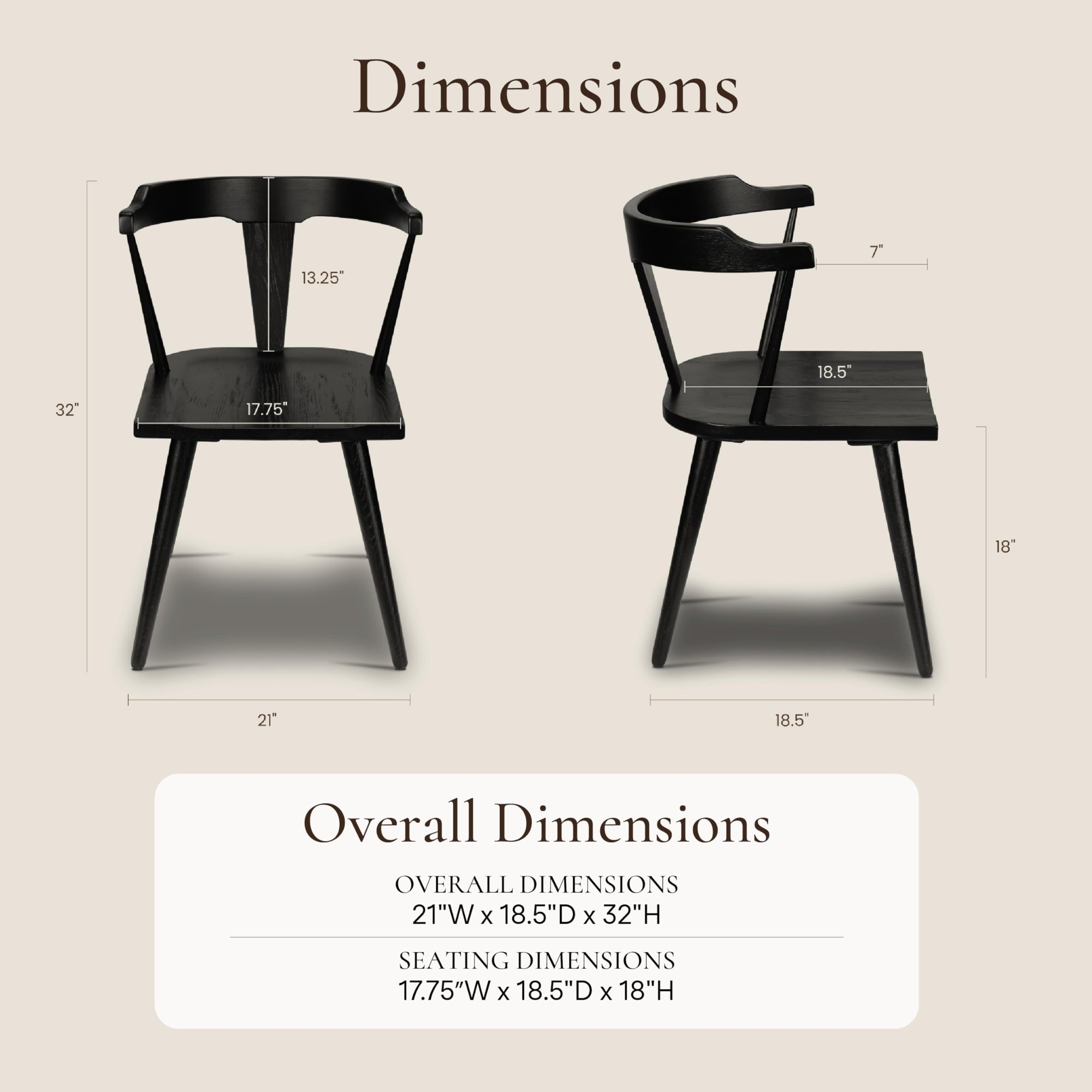 Enzo Black Dining Chair Set of 3 - From Where - 