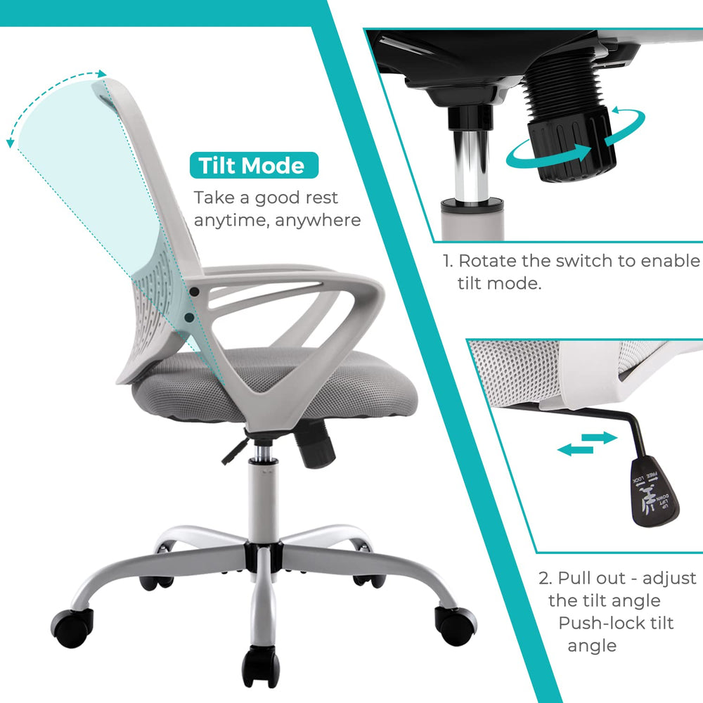 Ergonomic Mesh Office Chair - From Where - 