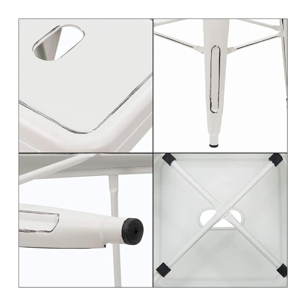 Ergonomic Metal Barstool (Set of 4) - From Where - 